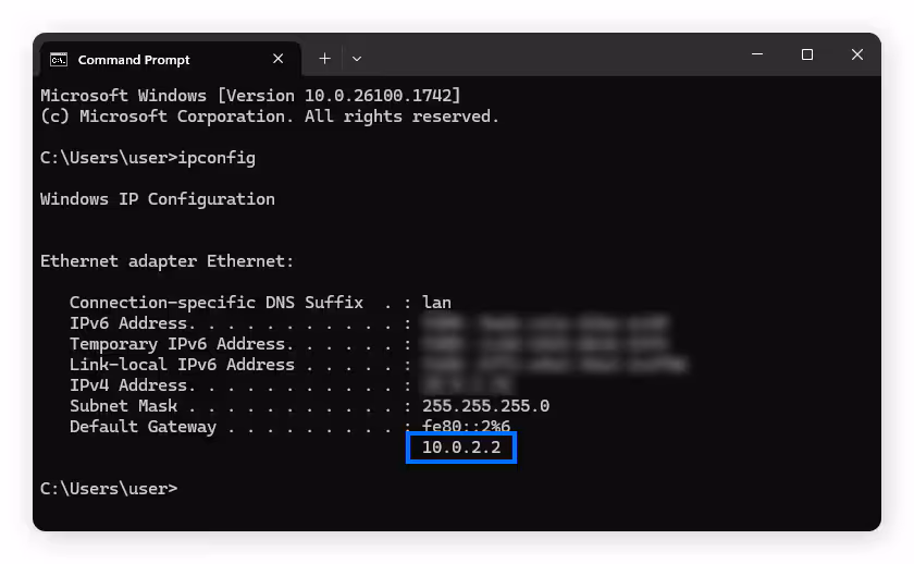 Default IP Address